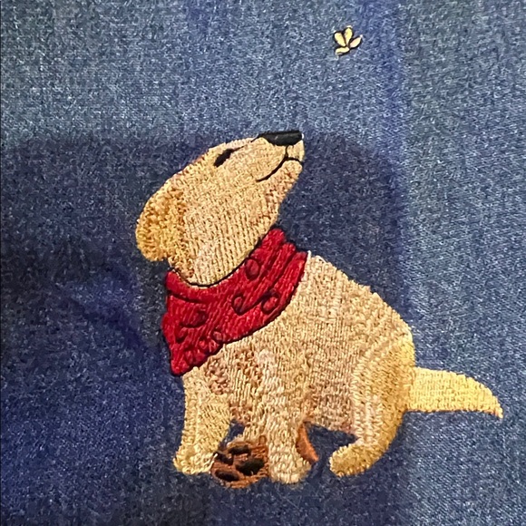 Vintage Orvis embroidered dog vest, hunting, fishing, outdoor size L - Picture 4 of 11